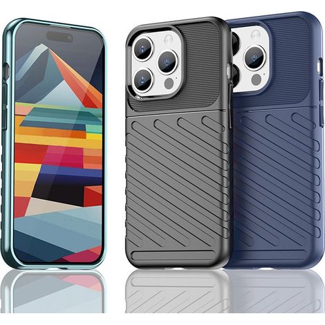 iPhone 15 Plus Thunder Hülle – Schwarz (1/5)