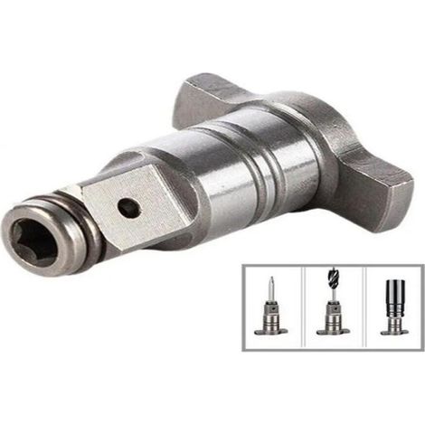 Adaptador de llave eléctrica magnética multifuncional potente de 1/2" color plata