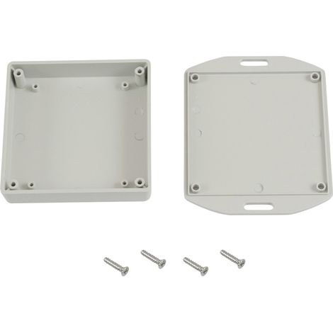 Hammond Electronics  1551XFLGY Universal-Gehäuse 80 x 80 x 20  ABS  Grau 1 St.