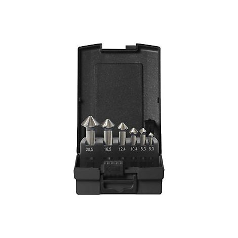 Projahn Set di svasatori conici HSS-G con 5 taglienti 6