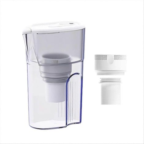 Tragbarer 1-Liter-Wasserkocher mit Filter für den Hausgebrauch, Aktivkohle-Filtersystem, Trinkwasserfilterkrug für die Küche (1/5)