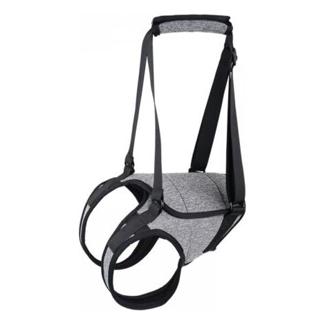 BUNTHAUS Gris Taille S Harnais de traction pour chiens de grande taille Support de patte arrière pour aider à rééduquer les membres postérieurs des chiens âgés souffrant de faibles handicaps des patte (1/5)