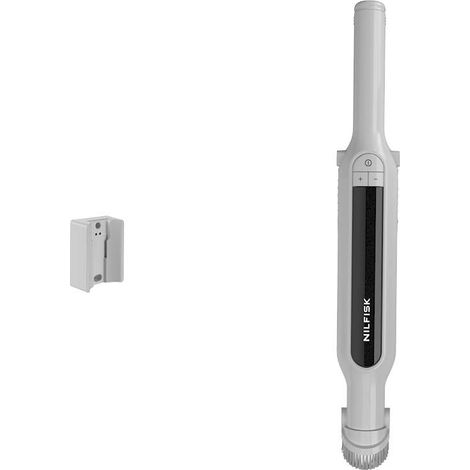 Nilfisk SPOT Aspirateur à Main Sans Fil – Compact et Puissant, Brosse Intégrée pour Sols, Meubles & Voiture - Gris