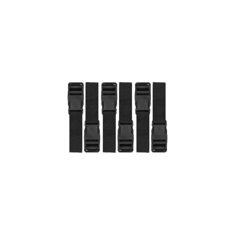 Sangle De Fixation - Nylon 25 Mm - 120 Cm - Boucle A Degagement Rapide - Pour Bagages Voyage Rangement Outdoor - Lot De 6 (1/5)