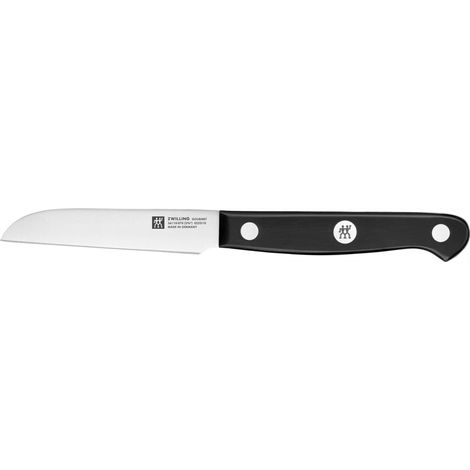 Couteau à Légumes, 8 cm, Acier Spécial Inoxydable, Manche Ergonomique en Plastique, Noir, Fabriqué en Allemagne (1/5)