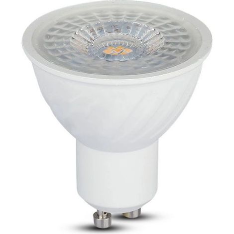 Foco LED V-TAC GU10 6W 10° Cubierta transparente 4000K