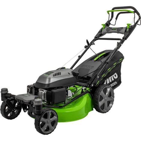 Vito – Tondeuse thermique 6.5CV – Moteur essence 4T 196 cm³ – Largeur de coupe 508 mm – Roues avant pivotantes – Surface jusqu'à 2000 m²