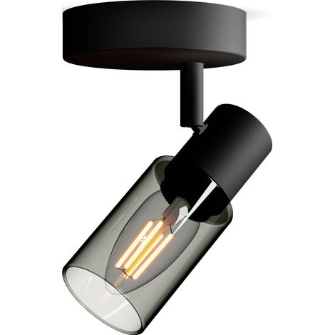Philips Palms Spot en saillie à 1 point lumineux (Noir) - Culot E14 (1/5)