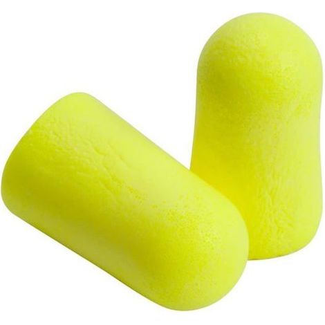 Bouchons d'oreille à usage unique,Bouchons d'Oreilles en Mousse, Bouchons d'Oreille Anti-Bruit pour Voyager (Yellow，60 paires) (1/4)