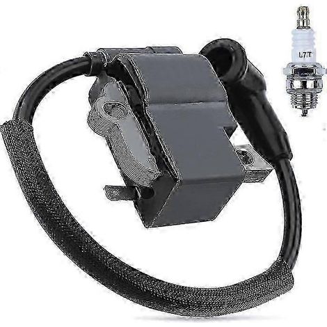 Bobine d'allumage compatible avec les tronçonneuses STIHL MS311 et MS391 (avec bougie d'allumage). Remplace les pièces 1140, 400 et 1303/1140.1 -cdsx (1/4)