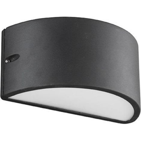 Applique per esterni LINUS 25x13 cm doppia emissione in alluminio Nero (1/3)
