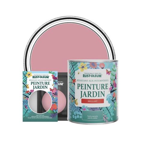 Peinture Jardin, Finition Brillante - Rose Antique (1/3)