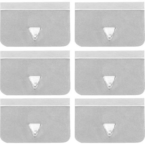 Ensemble universel de clips de retenue de fixation en acier inoxydable pour canal de déflecteur de pluie de vent de voiture (6pcs) (1/5)