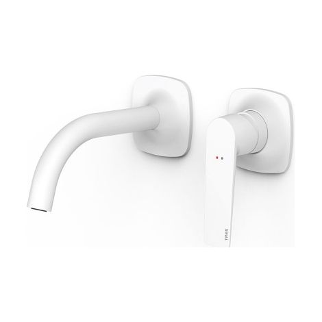 Pièce apparente pour élément encastré de lavabo Loft Blanc mat - TRES 22230001BM
