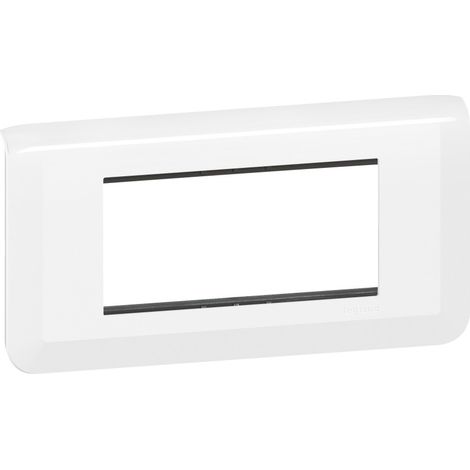 Support Plaque 4 Modules Mosaic Blanc Modularité Et Esthétique Legrand Mosaic - Legrand