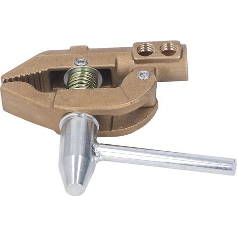 Pince de masse brasée 800A avec manchon en caoutchouc, robuste et pratique, serre-joint de soudage 32mm (1/5)