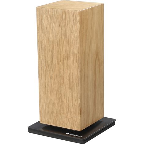 Blocco portacoltelli magnetico girevole, in legno di quercia, 13 x 13 x 25,5 cm / Zassenhaus (1/4)
