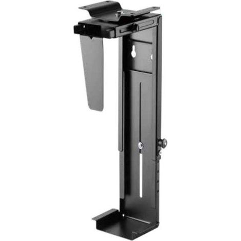 Supporto CPU sotto tavolo regolabile GSC - Nero