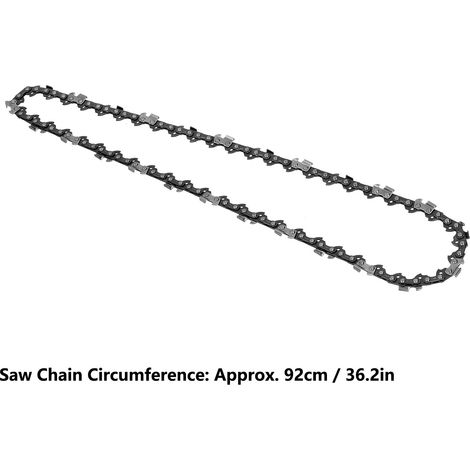 Cadena de acero para motosierra de 3/8 LP de 50 eslabones y 14 pulgadas - Pieza de repuesto para los modelos MS250, MS180 y MS230. (1/5)