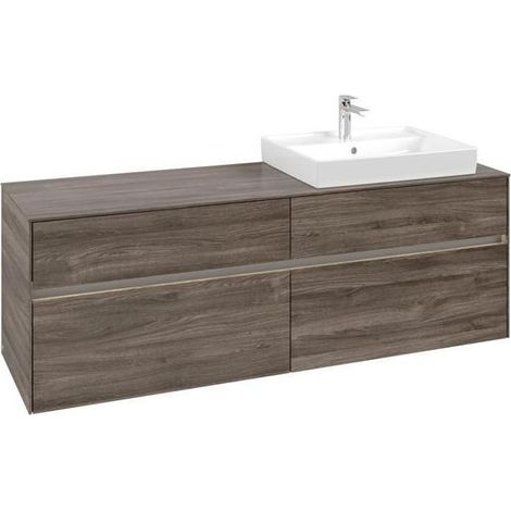 VB WTUS Collaro C023B0 1600x548x500mm m. Bel. 4 Ausz. WT re Stone Oak (1/3)