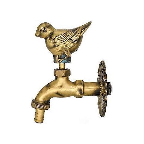 Robinet d'extérieur de charme, design antique, installation facile, robinet décoratif pour jardin, idéal pour de nombreuses applications, notamment les cuisines, les maisons et les hôtels.