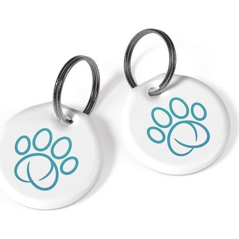 SureFlap Collar de identificación RFID azul y blanco