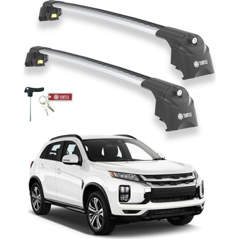 TURTLE kompatibel mit Mitsubishi Outlander Sport (Mk3) 2010-2022 Dachträger Air2 Grau (1/5)