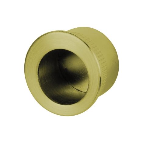 Ouvre&Déco – Poignée de porte coulissante encastrable en laiton poli brillant – Diamètre 29mm – Pour espaces modernes et élégants