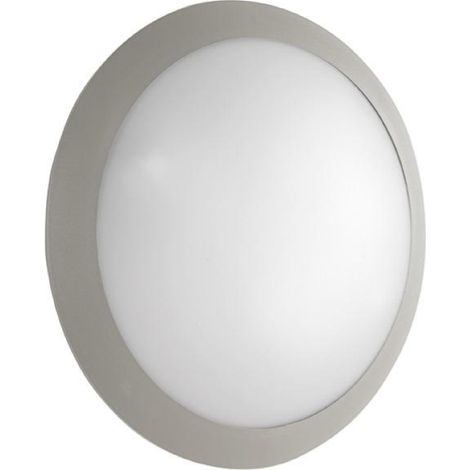 Lampada da parete per esterni grado IP65 luce E27- BASE Silver D30 cm (1/3)