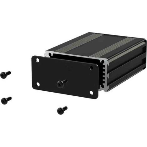 Boîtier d'instrumentation RS PRO en Aluminium Noir, dim. ext. 120 x 63.5 x 30mm ( Prix pour 1 )