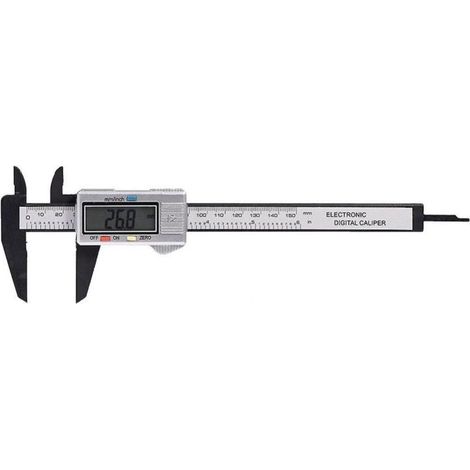 Pied à coulisse numérique avec grand écran LCD rétroéclairé, précision 0,01 mm, conversion automatique mm/pouces, mesure étanche IP54, outil de précision pour atelier et bricolage (1/5)