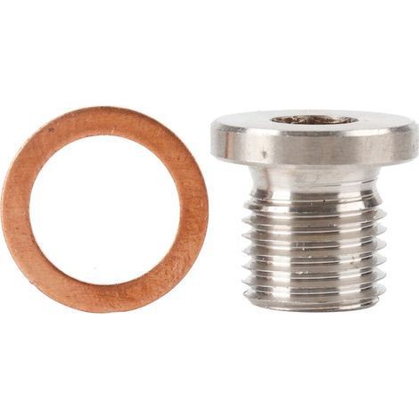 O2-Lambdasonden-Verschlussstopfen – M12 × 1,25 mm – Edelstahl – 4er-Packung (1/5)