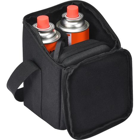 Sac de rangement de camping pour bouteilles de gaz de réchaud de camping, sac de rangement antichoc compatible avec le mini-réchaud SOTO ST-310, étui de protection pour bouteilles de gaz de réchaud po (1/4)