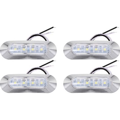 12 piezas de neumáticos blancos de alta visibilidad para camión (1/2)
