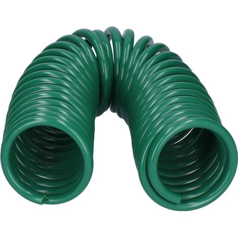 7,5 m langer, einziehbarer Gartenschlauch, automatische Schlauchtrommel, Spritzpistolenanschluss, Gartenbewässerungsarmaturen, robuster Spiralschlauch (1/5)