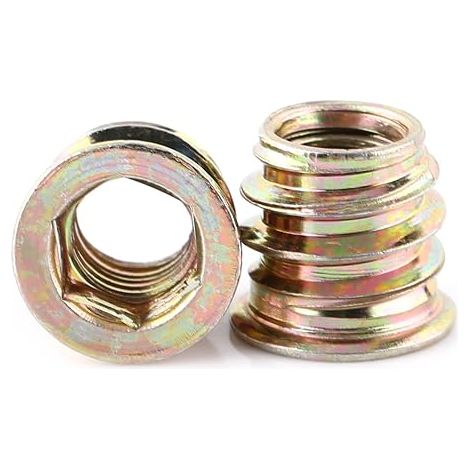 Douilles insertion M8x13mm lot de 20 zingué acier bois (1/5)