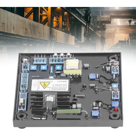 Accessoires pour groupe électrogène diesel MX341 : régulateur de tension à aimant permanent, carte stabilisatrice de tension, régulateur de tension automatique 140-220 V (1/5)
