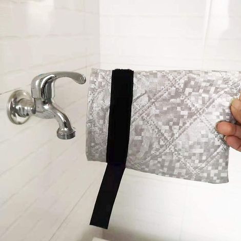 Couvercles de robinets extérieurs, film d'aluminium imperméable pour l'hiver (1/4)