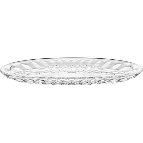 GUZZINI Vassoio Ovale Grande Vanity Bio-Based 45 x 26,5 Cm Trasparente