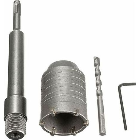 SDS Plus tige béton ciment pierre 50 mm mur scie cloche foret 200 mm tige nouveau (1/5)