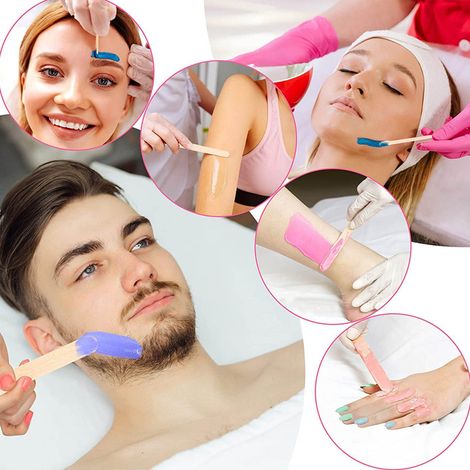 Chauffe-cire électrique pour épilation, avec revêtement antiadhésif et pot intérieur en silicone (prise américaine). (1/4)