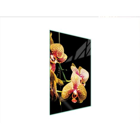 Glasschneidebrett 35x52 Orchidee