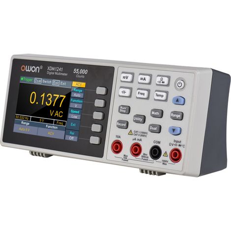 XDM1241 TRMS 55,000-count benchtop multimeter with battery (1/5)