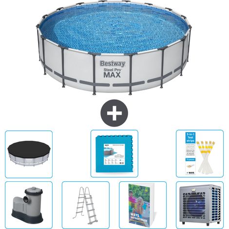 Bestway Piscina Bestway Steel Pro MAX Rotonda - 488x122 cm - 8-pezzi  S601 (1/4)