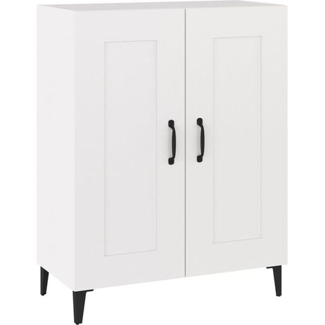 Credenza buffet cassettiera mobile contenitore organizer cucina soggiorno soggiorno 69,5 x 34 x 90 cm derivati del legno bianco 020030406