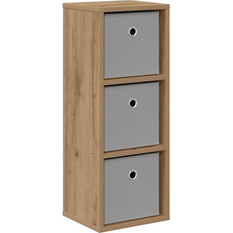 Sideboard with Drawer Artisan Oak 25.5 x 22 x 69.5 cm vidaXL