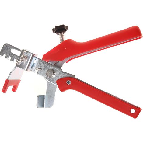 Pince pour Carrelage Rouge - Outil Ajustable de Localisateur et Nivellement de Sol / Mur (1/5)