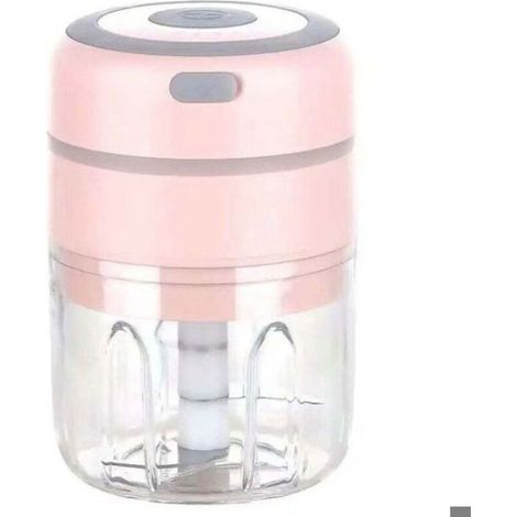Hachoir Électrique - USB Rechargeable - Pour Oignons Ail Viande Légumes Fruits - 8,5 x 8,5 x 13 cm - 1 Pièce (1/4)