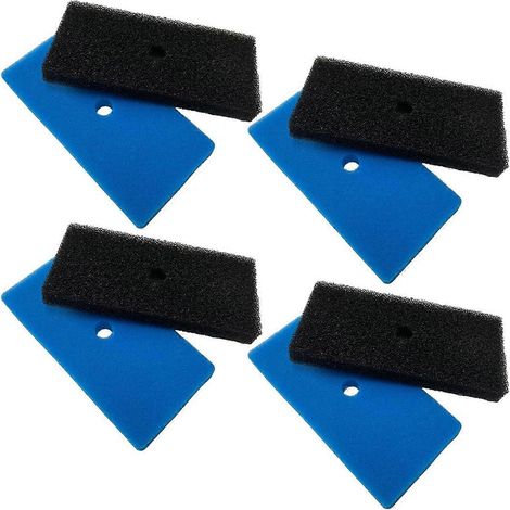 Lot de 4 mousses filtrantes de rechange pour bassin, compatible avec les boîtes de filtration 52231 et 52229 (référence 871980305528, modèle 871980305528). (1/5)
