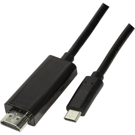 Cable LogiLink 4K/60 Hz USB-C a HDMI de 1,8 m USB-C/M - HDMI-A/M Ultra HD (1/4)